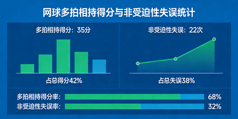网球多拍相持得分与非受迫性失误统计数据